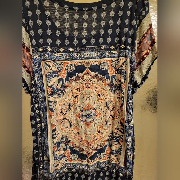 Lucky Brand Persian Carpet Tee 2X - Picture 6 of 8